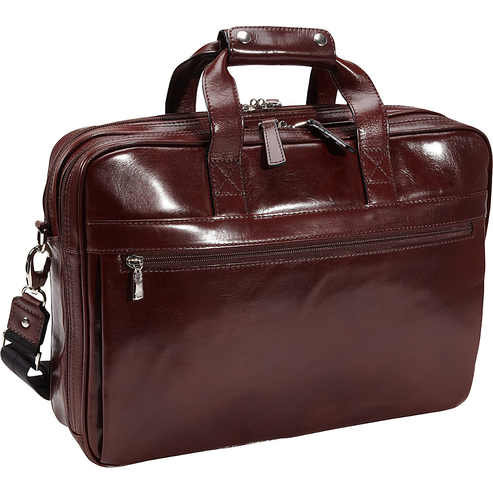 Bosca Old Leather Stringer Bag Dark Brown Bosca Non Wheeled Business Cases