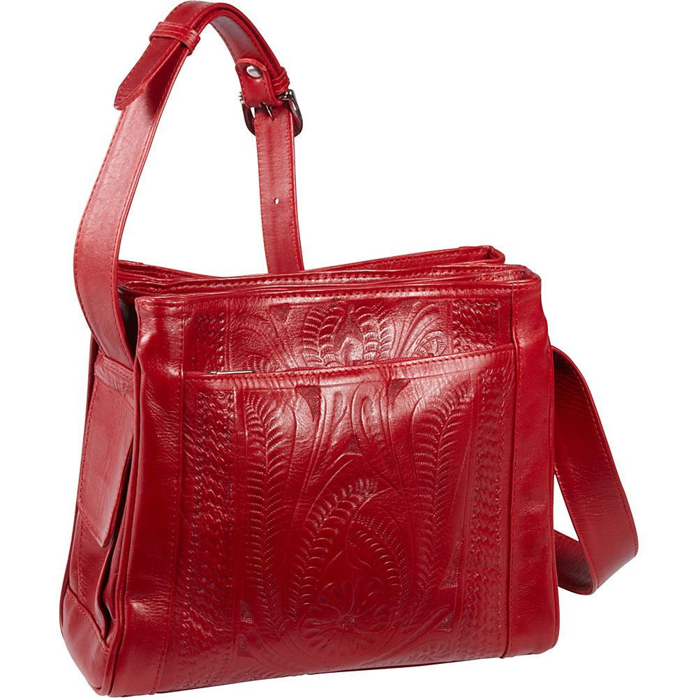 Ropin West Shoulder bag Red Ropin West Leather Handbags