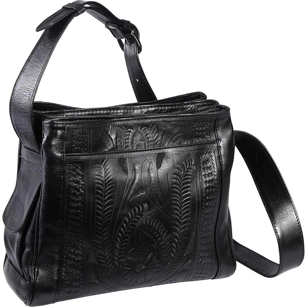 Ropin West Shoulder bag Black Ropin West Leather Handbags