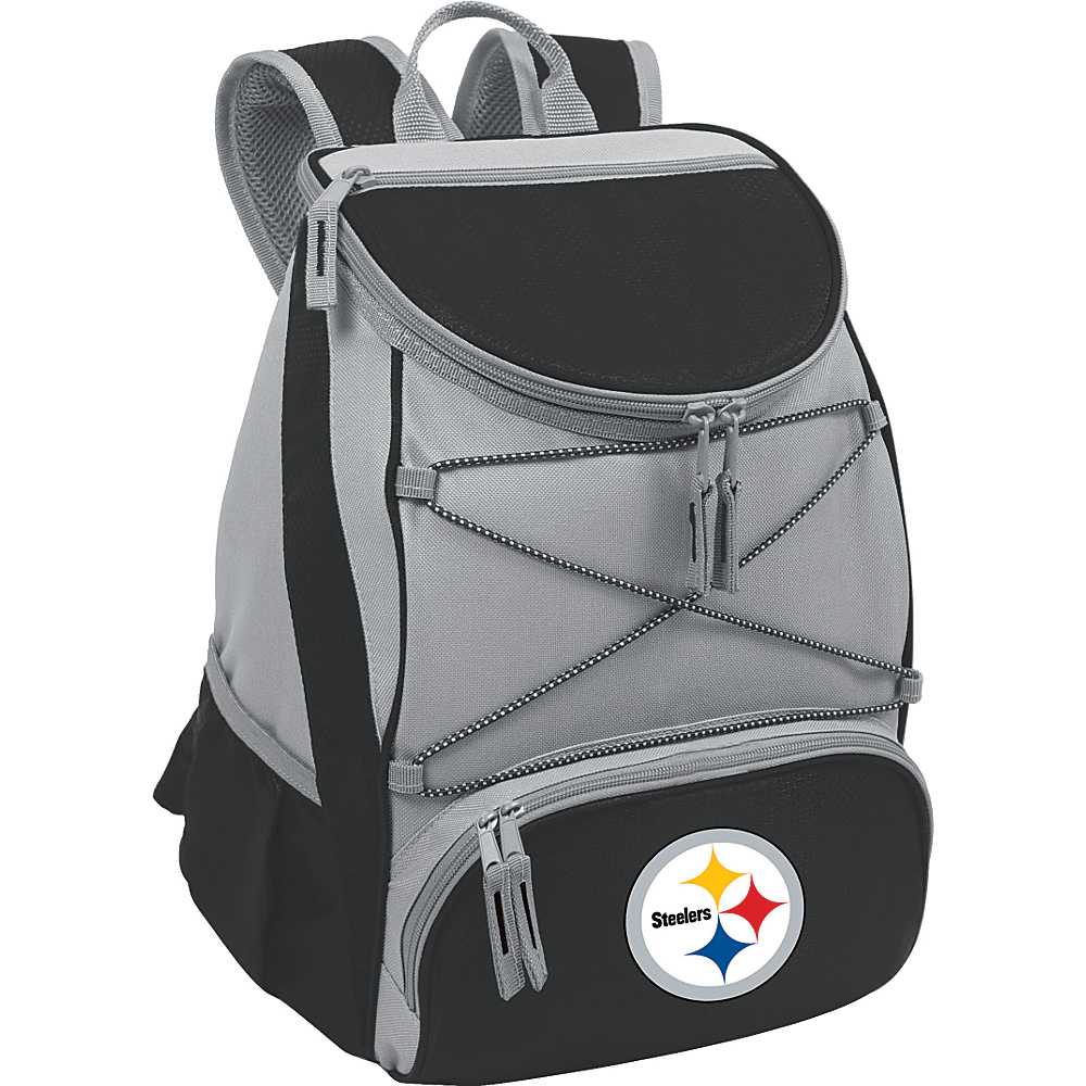 Picnic Time Pittsburgh Steelers PTX Cooler Pittsburgh Steelers Black Picnic Time Travel Coolers