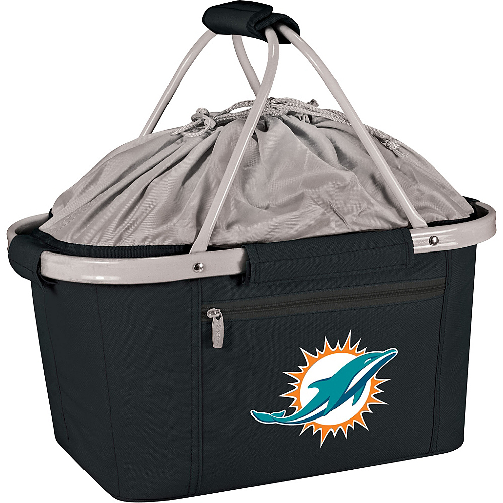 Picnic Time Miami Dolphins Metro Basket Miami Dolphins Black Picnic Time Travel Coolers