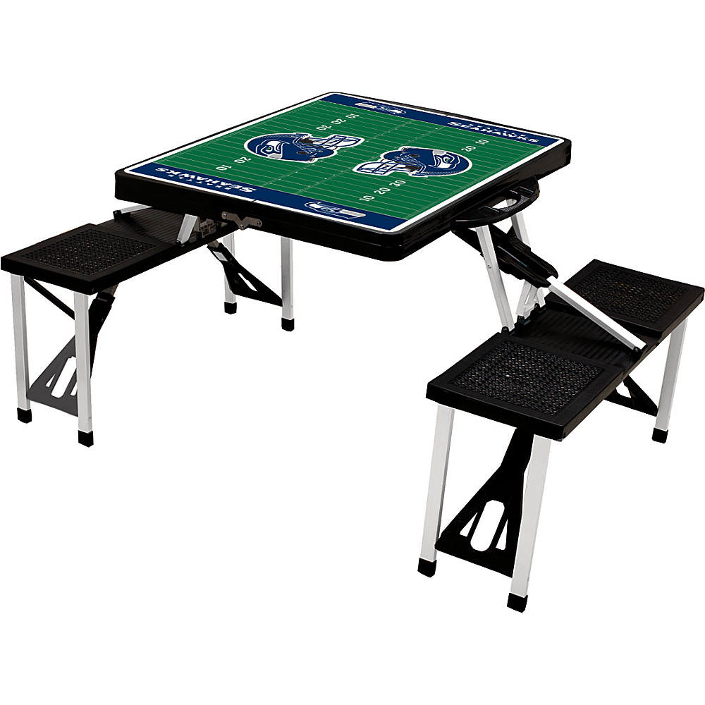 Picnic Time Seattle Seahawks Picnic Table Sport Seattle Seahawks Black Picnic Time Outdoor Accessories