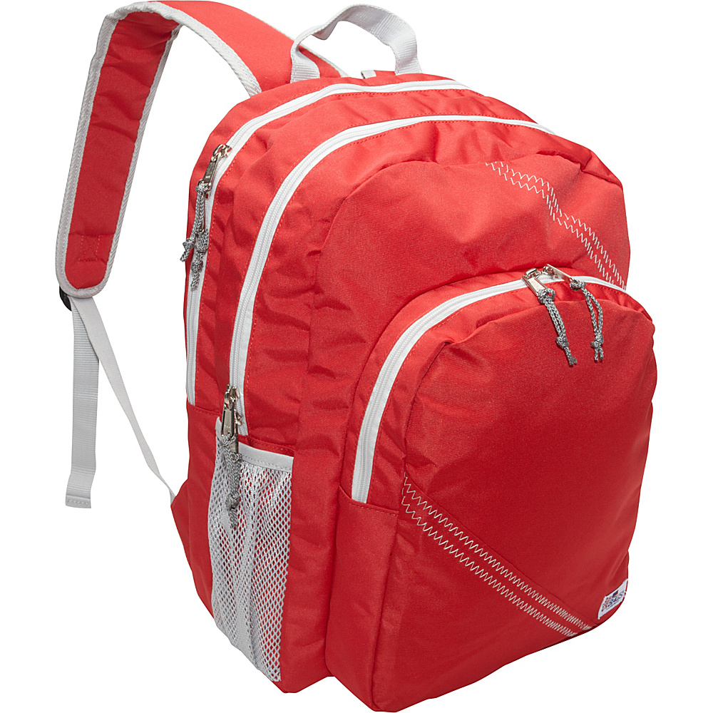 SailorBags Sailcloth Backpack Red SailorBags Business Laptop Backpacks