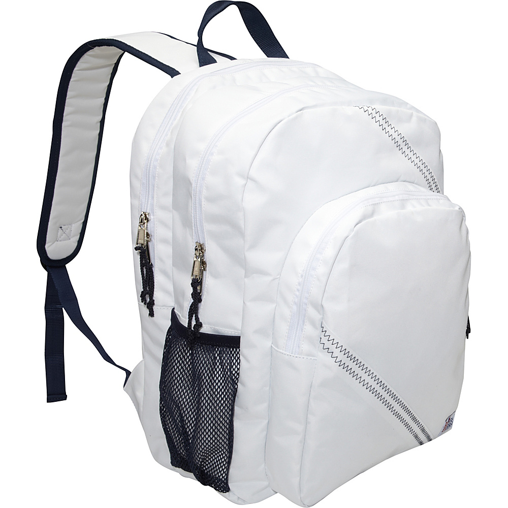SailorBags Sailcloth Backpack White SailorBags Business Laptop Backpacks