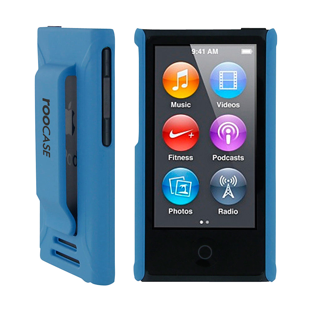 rooCASE Ultra Slim Matte Shell Case for iPod Nano 7 Blue rooCASE Electronic Cases