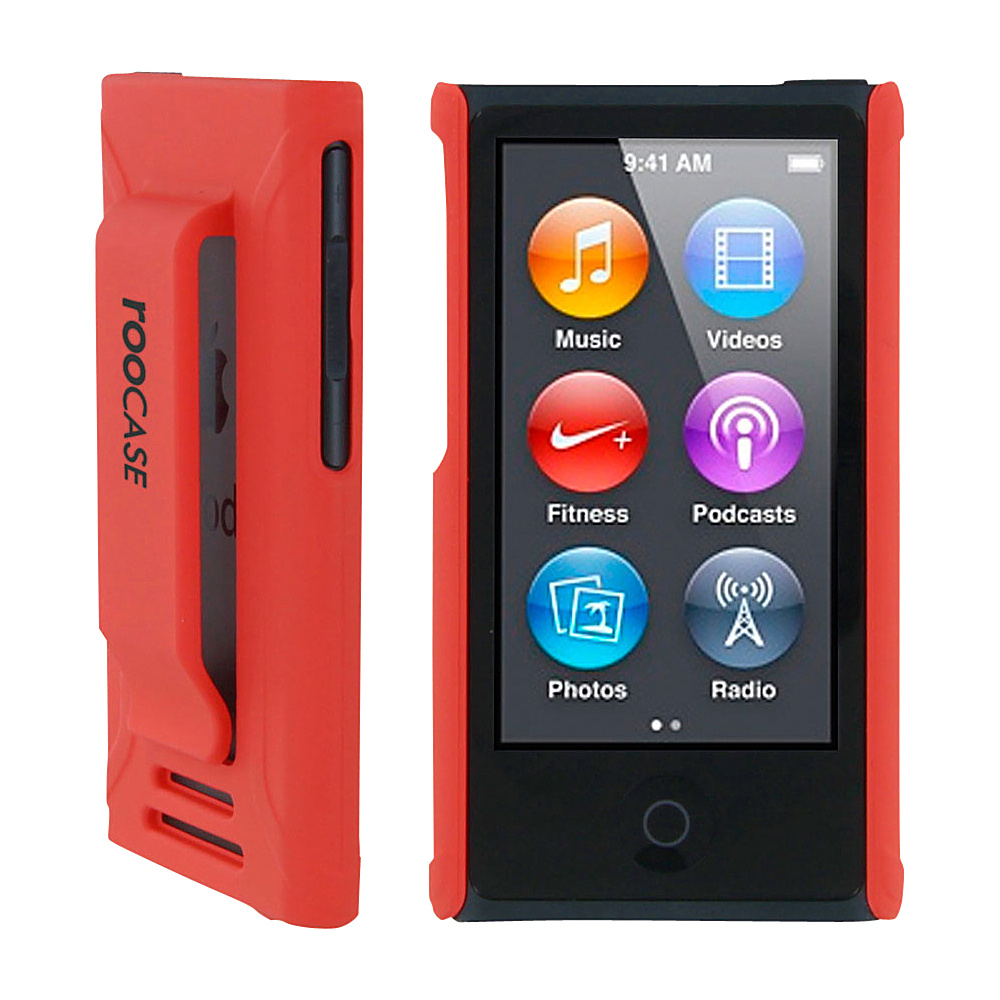 rooCASE Ultra Slim Matte Shell Case for iPod Nano 7 Orange rooCASE Electronic Cases