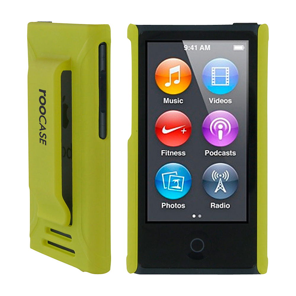 rooCASE Ultra Slim Matte Shell Case for iPod Nano 7 Green rooCASE Electronic Cases