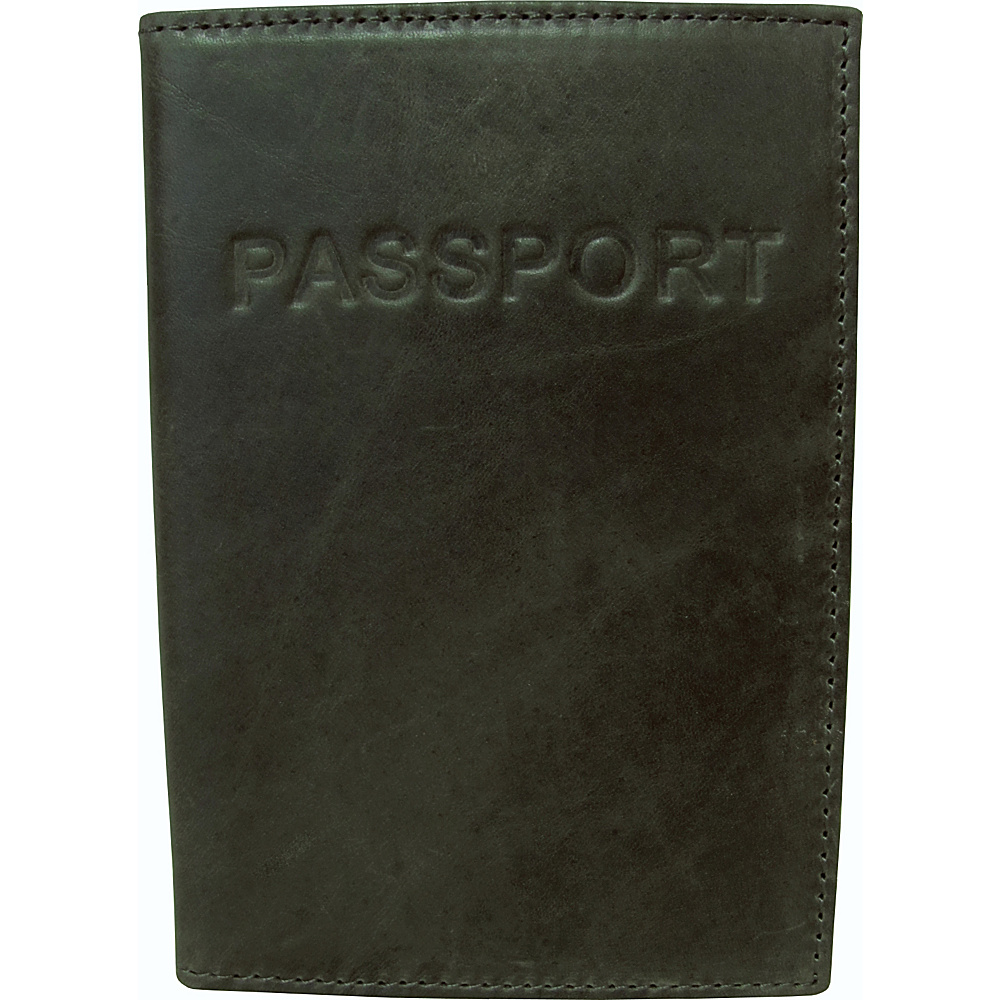 AmeriLeather Luxurious Leather Passport Holder Moss AmeriLeather Travel Wallets