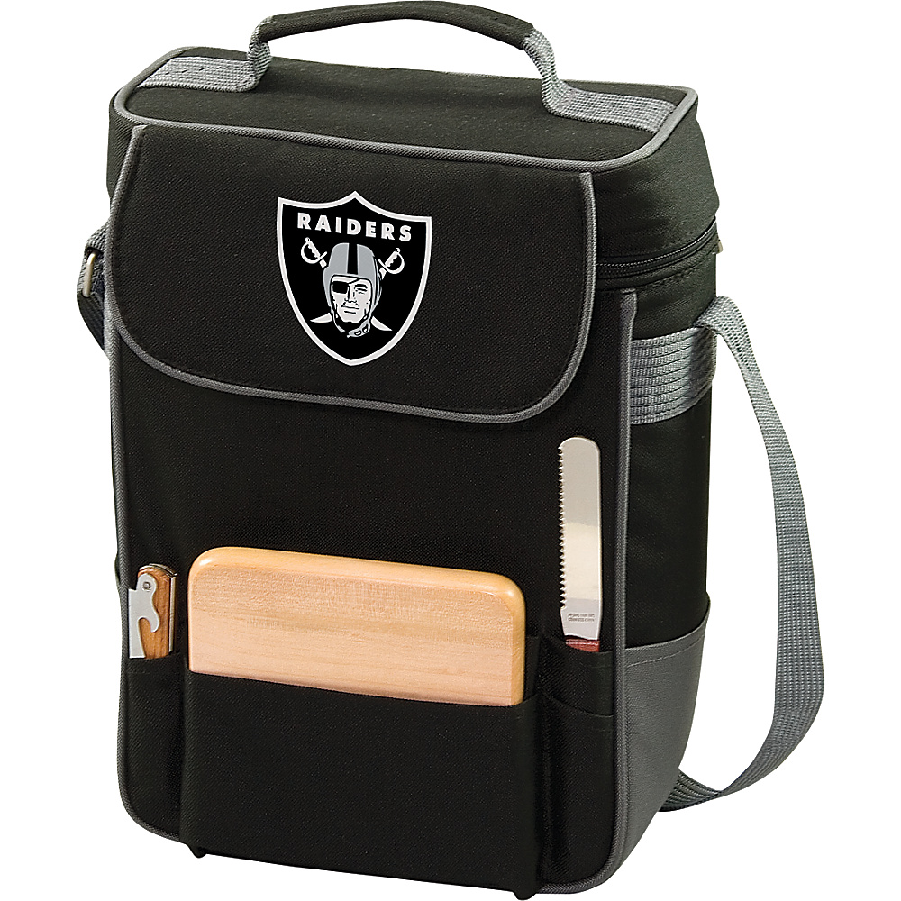 Picnic Time Oakland Raiders Duet Wine Cheese Tote Oakland Raiders Picnic Time Travel Coolers