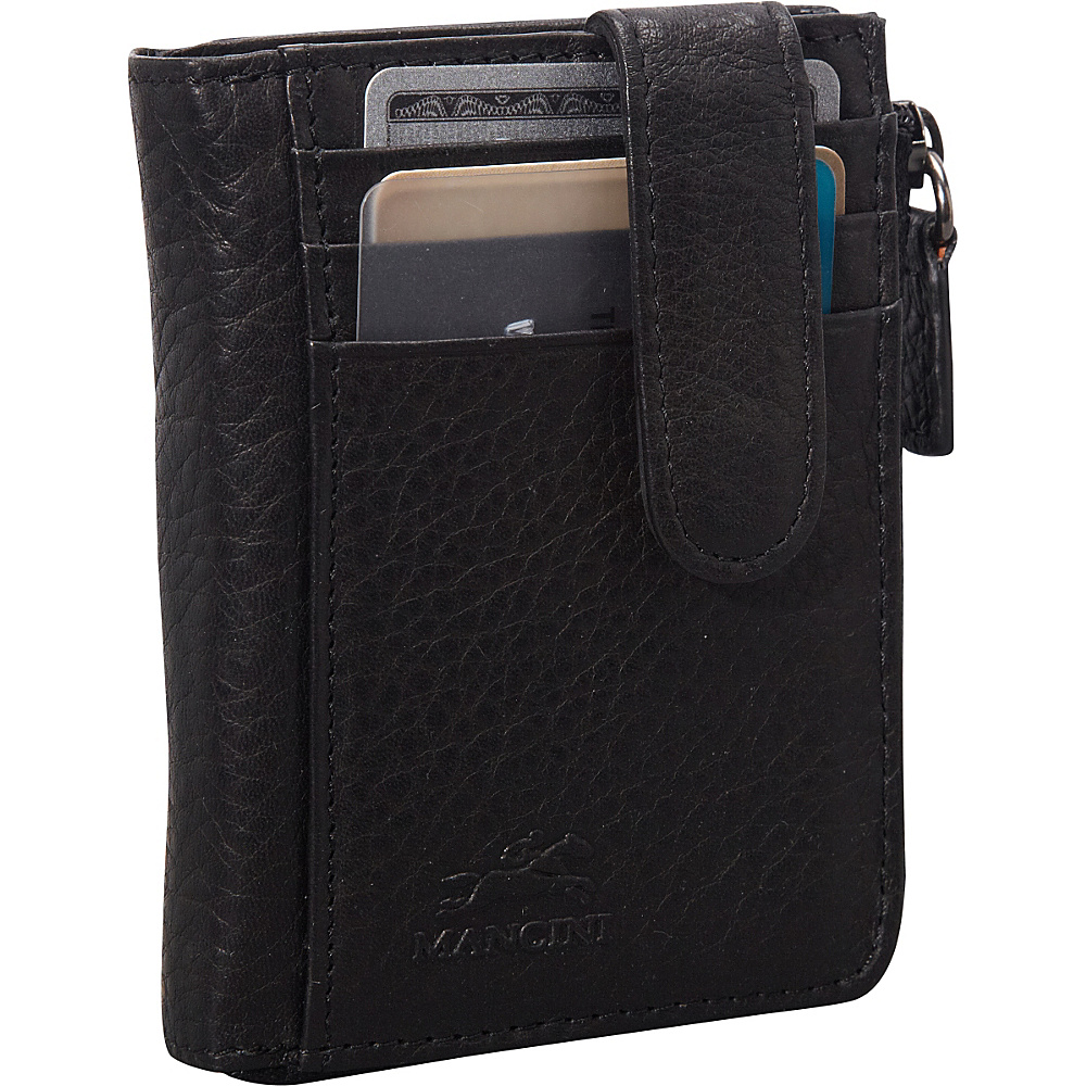 Mancini Leather Goods Wallet with Coin Pocket Black Mancini Leather Goods Men s Wallets