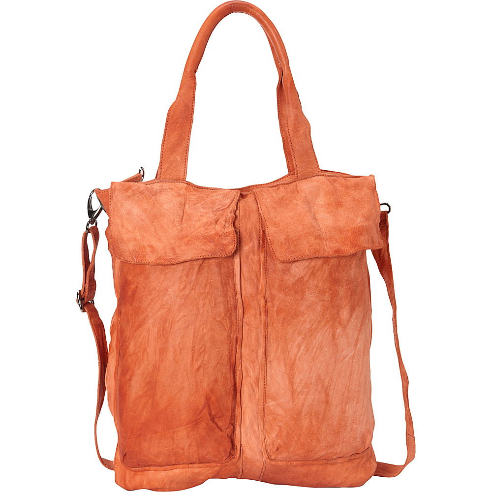 Latico Leathers Essex Tote Orange Latico Leathers Leather Handbags