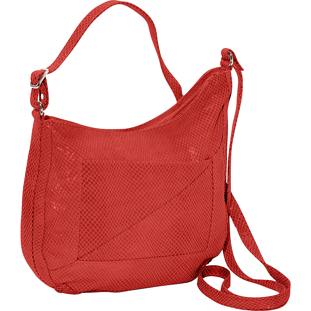 Latico Leathers Charlie Hobo Red Latico Leathers Leather Handbags