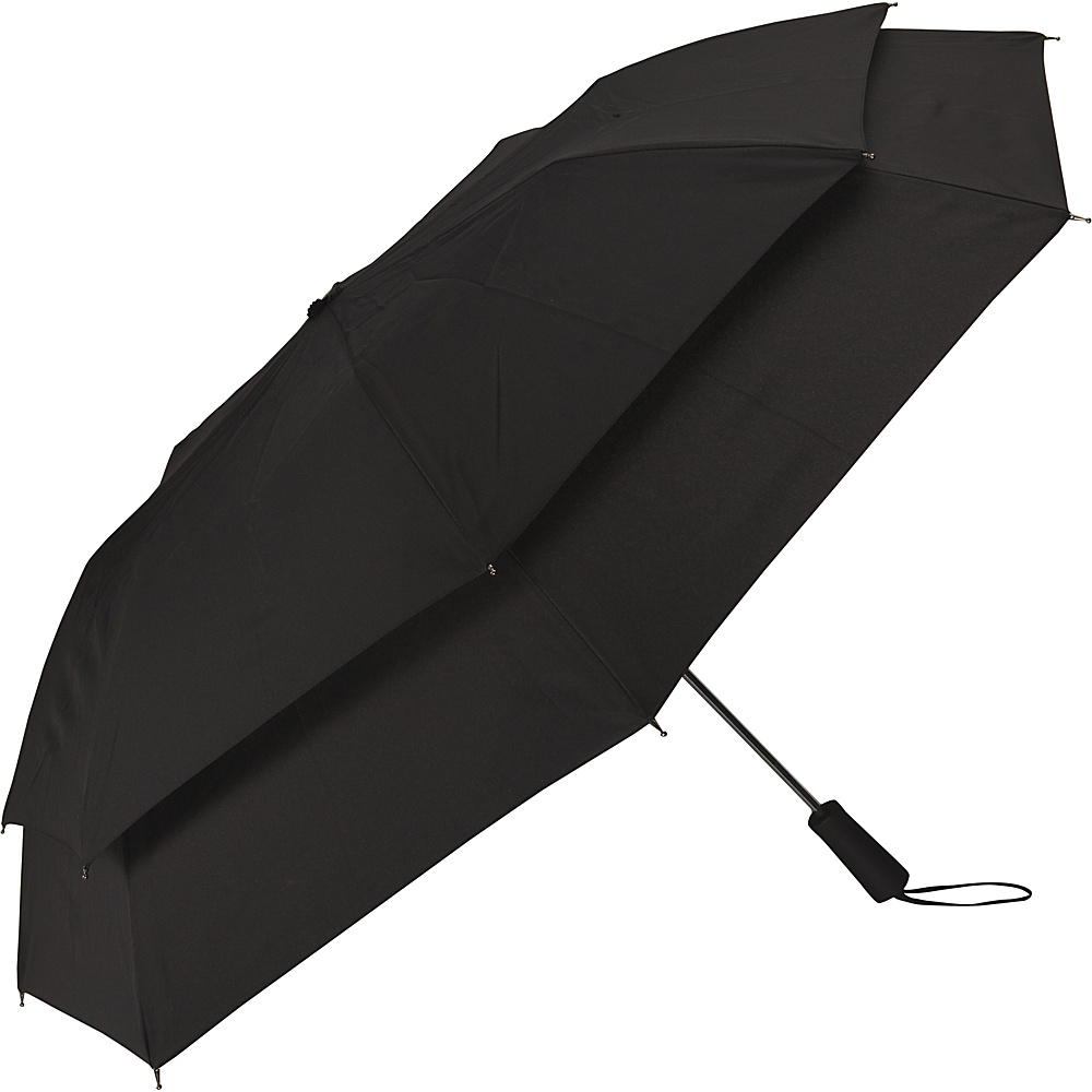 Samsonite Travel Accessories Windguard Auto Open Umbrella Black Samsonite Travel Accessories Umbrellas and Rain Gear