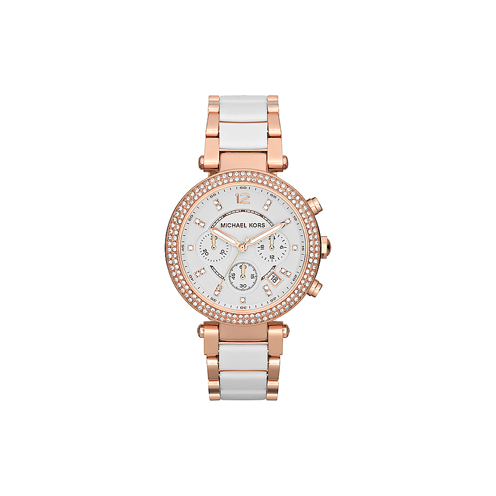 Michael Kors Watches Parker Watch White Rose Gold Michael Kors Watches Watches