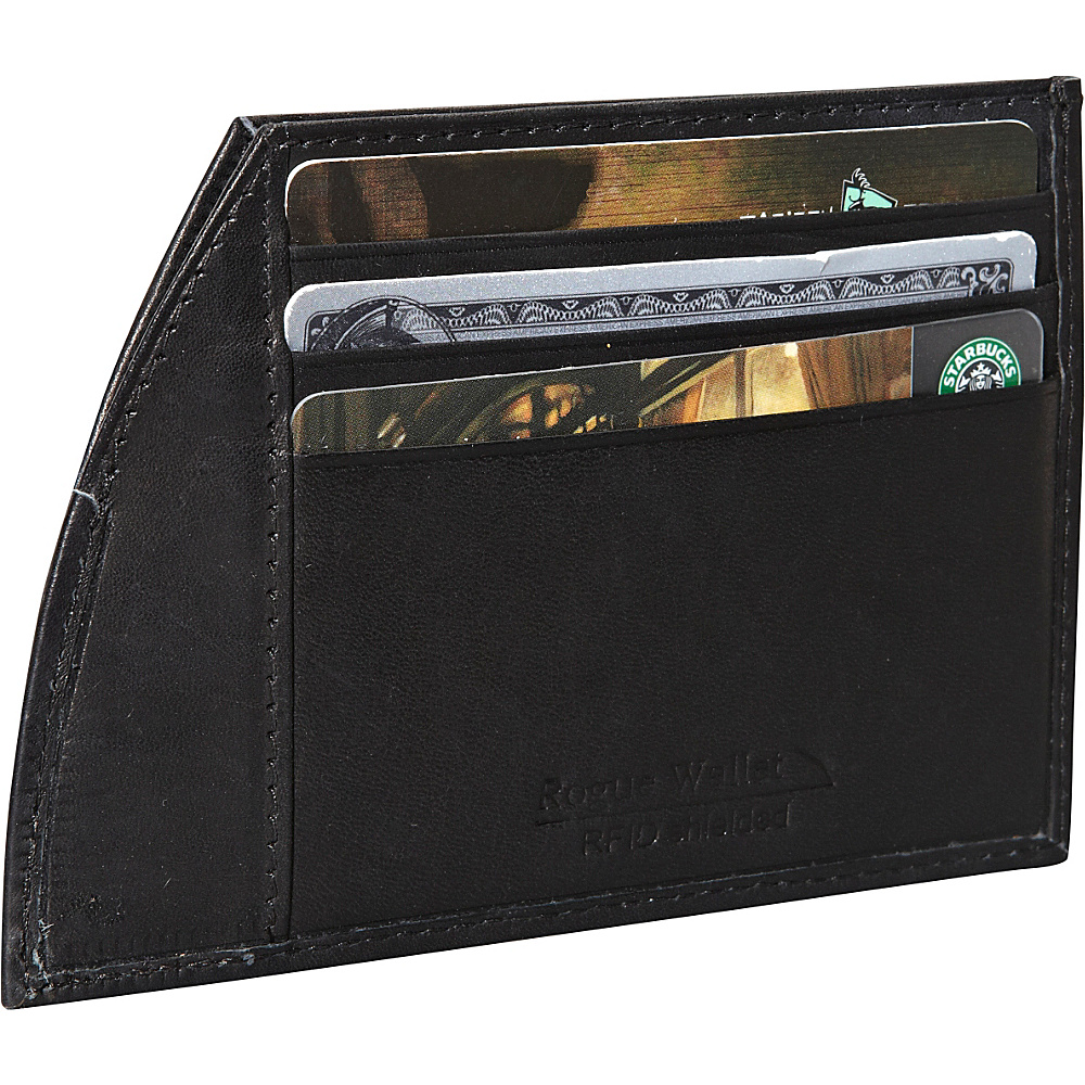 Rogue Wallets RFID Traveler Series Money Clip Black Rogue Wallets Men s Wallets