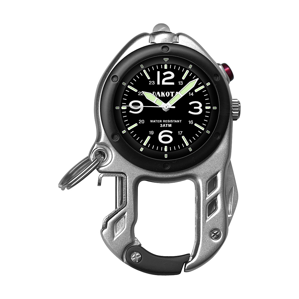 Dakota Watch Company Zip Clip Silver with Black Dakota Watch Company Watches