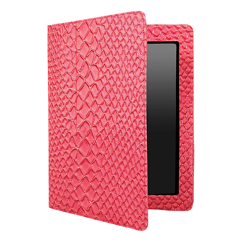 Travel Smart by Conair Coral Faux Crocodile Patent Leather Case for iPad 2 and The New iPad Coral FauxCrocodilePatent Travel Smart by Conair Electronic Cases