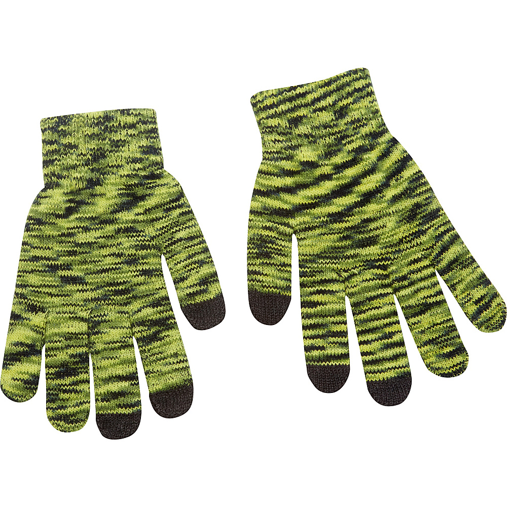 Magid Multi Colored Touch Screen Gloves Green Magid Hats Gloves Scarves