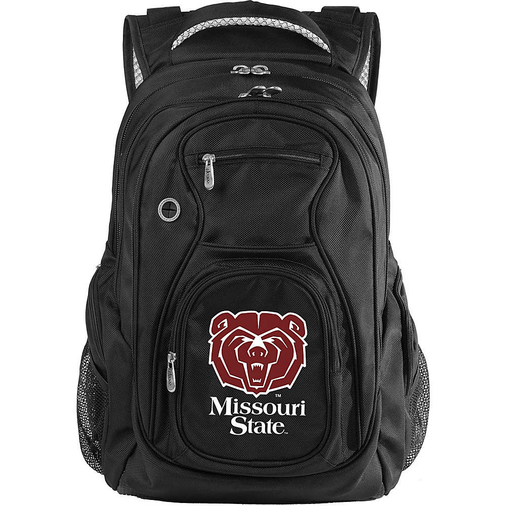 Denco Sports Luggage NCAA Missouri State University Bears 19 Laptop Backpack Black Denco Sports Luggage Laptop Backpacks