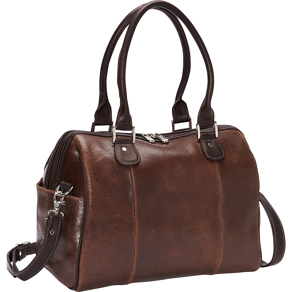 Piel Vintage Leather Small Satchel Vintage Brown Piel Leather Handbags