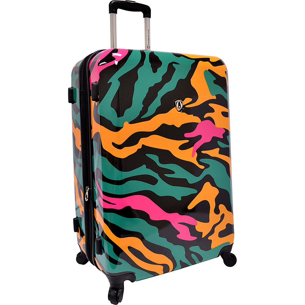 Traveler s Choice Colorful Camouflage 29 Hardside Expandable Spinner Luggage Colorful Camouflage Traveler s Choice Hardside Checked