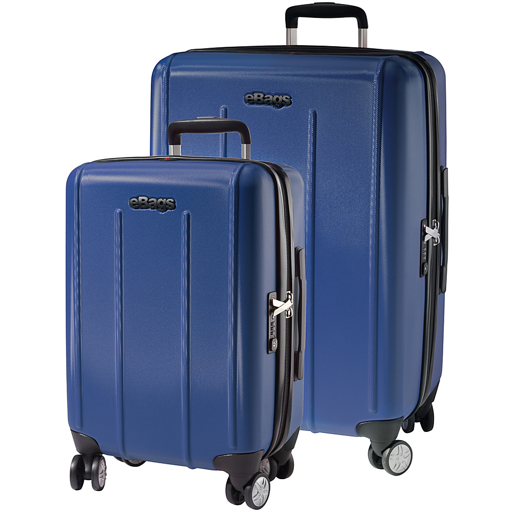 eBags EXO 2.0 Hardside Spinner 2PC Set Blue eBags Hardside Luggage