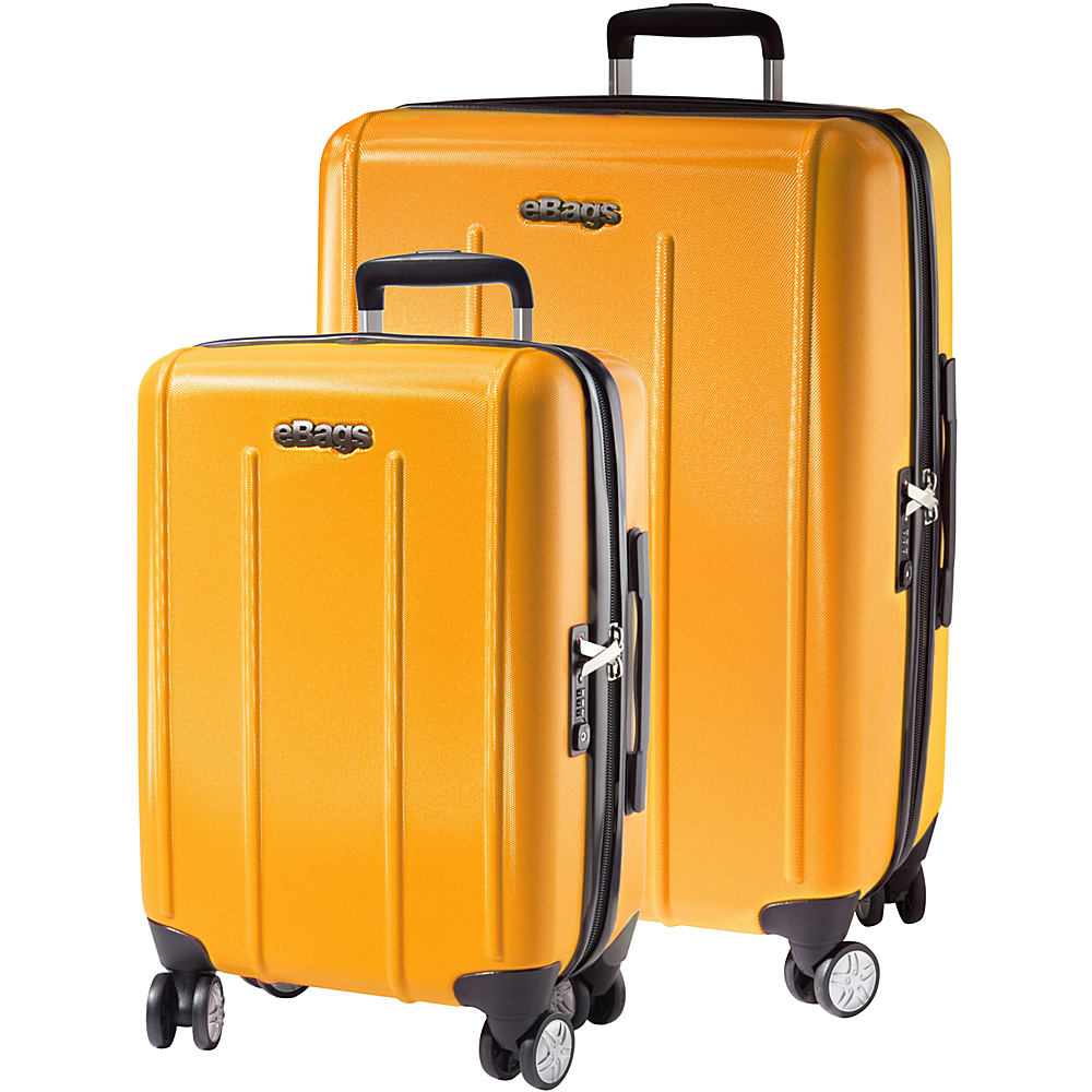 eBags EXO 2.0 Hardside Spinner 2PC Set Yellow eBags Luggage Sets