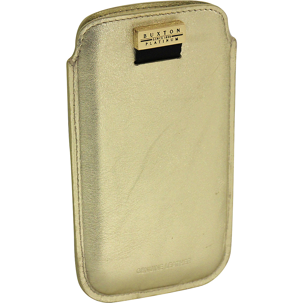 Buxton Cell Sleeve Gold Buxton Electronic Cases