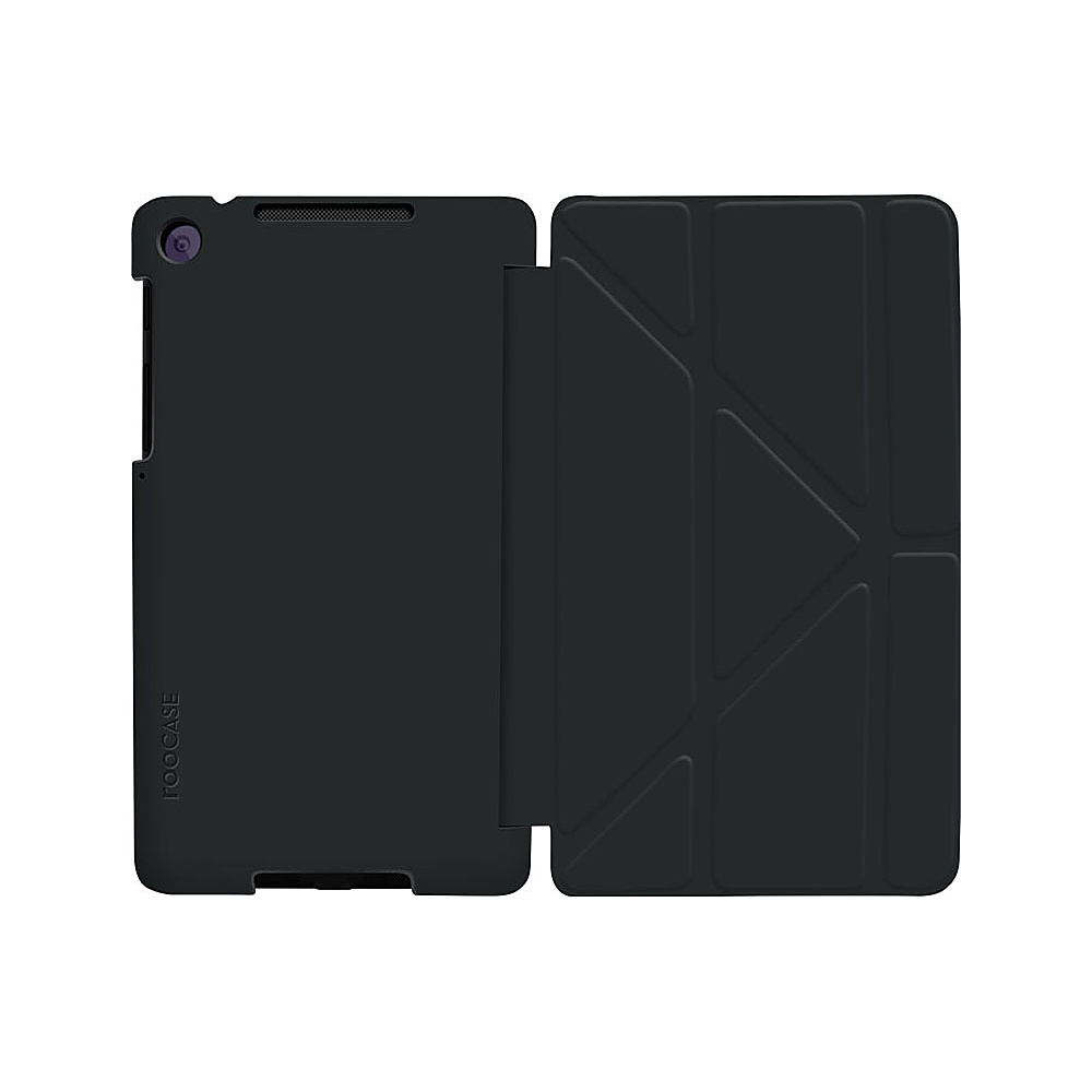 rooCASE Google Nexus 7 FHD Origami Slim Shell Flip Case Black rooCASE Electronic Cases