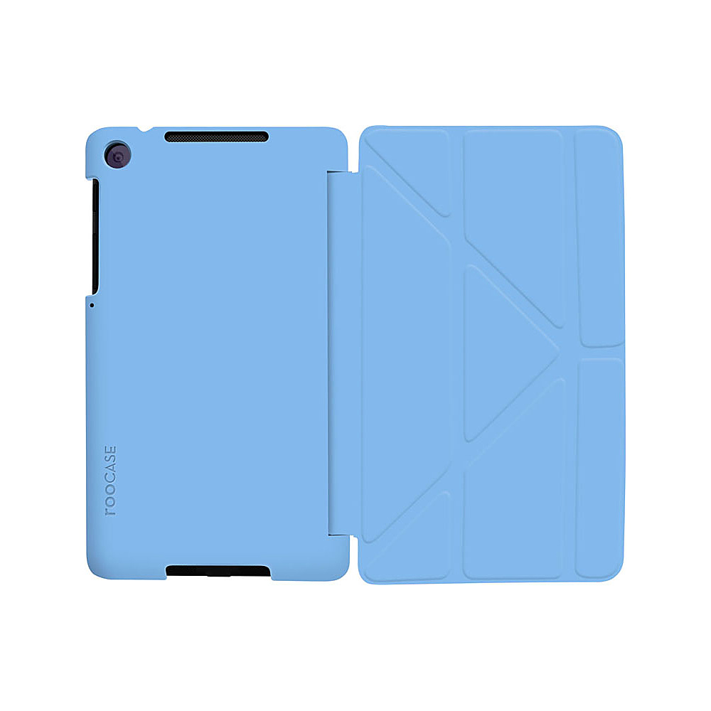 rooCASE Google Nexus 7 FHD Origami Slim Shell Flip Case Blue rooCASE Electronic Cases