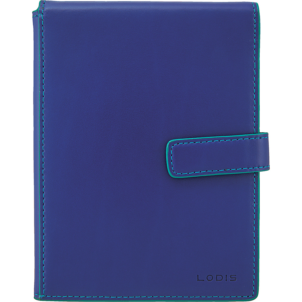 Lodis Audrey Passport Wallet with Ticket Flap Fashion Colors Marine Ivy Lodis Travel Wallets