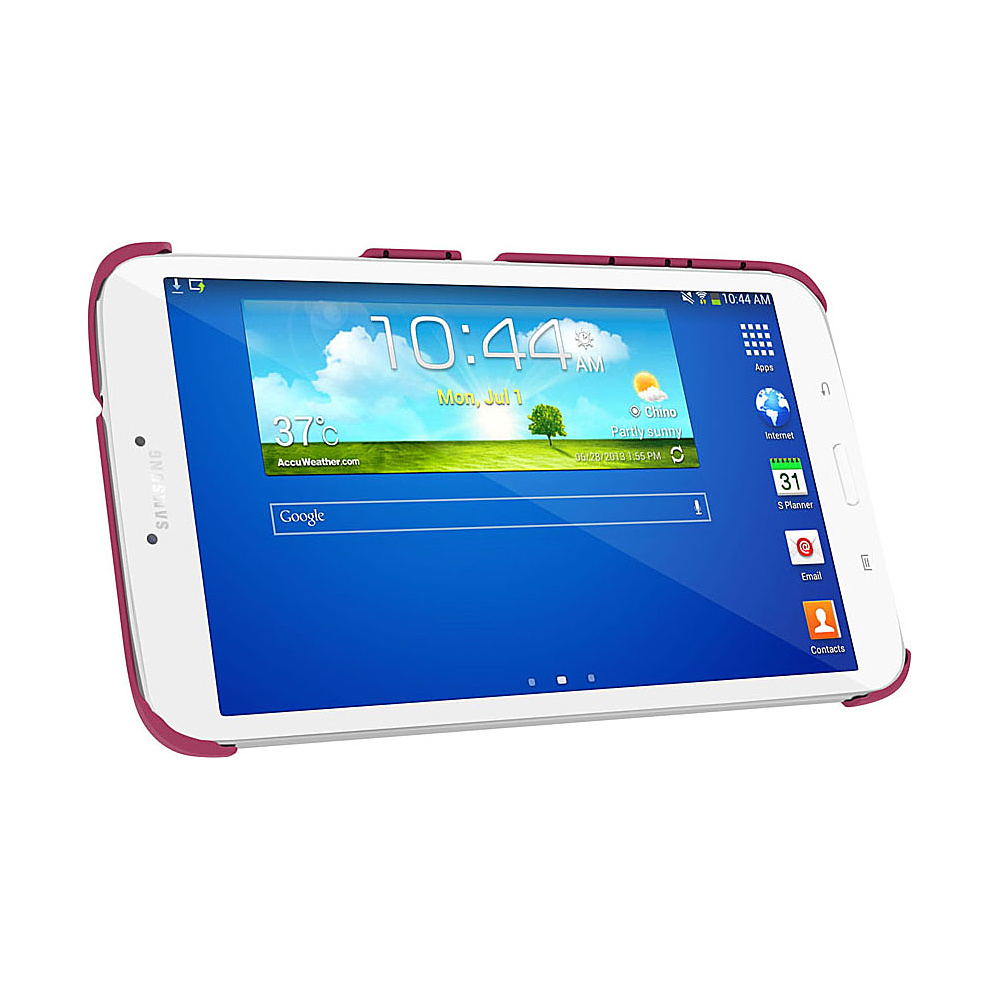 rooCASE Samsung Galaxy Tab 3 8.0 SM T3100 SlimShell Flip Case Magenta rooCASE Electronic Cases