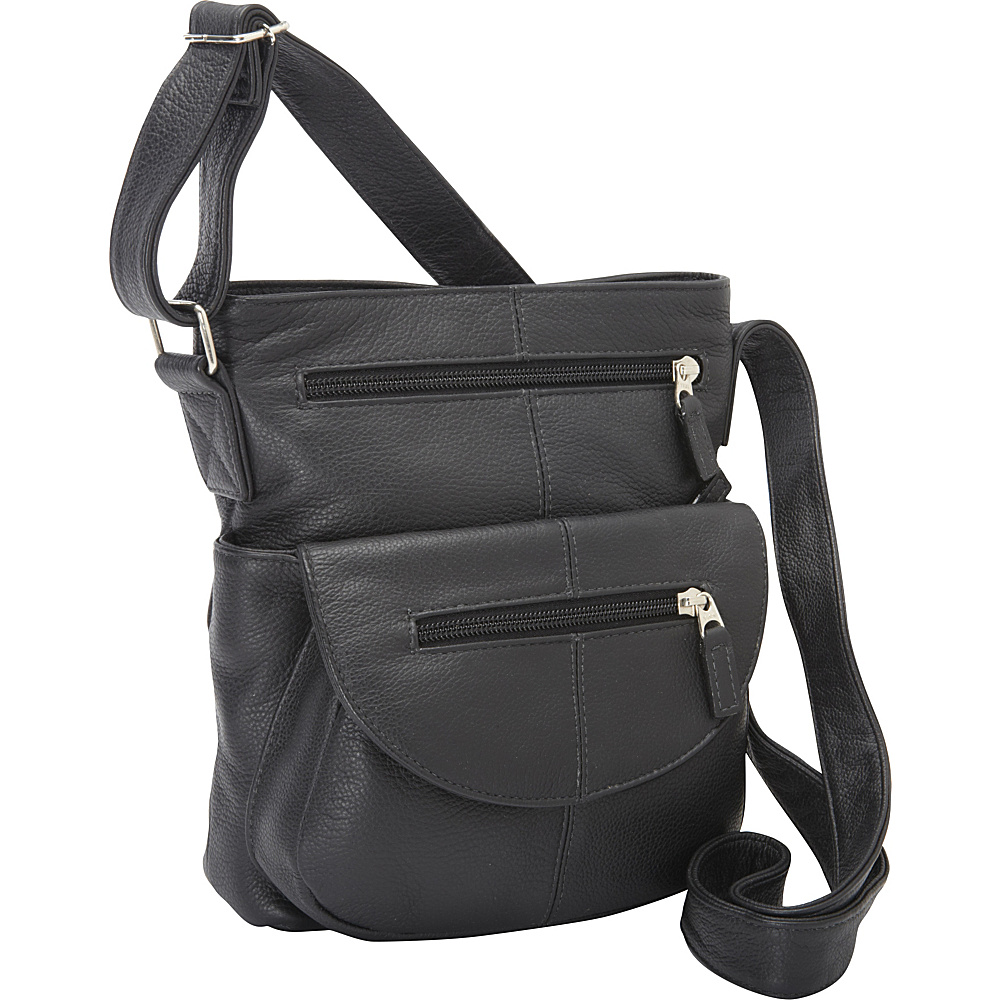 J. P. Ourse Cie. Lenox Black J. P. Ourse Cie. Leather Handbags