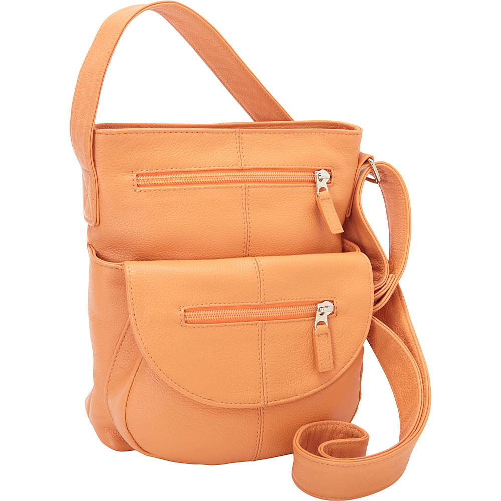J. P. Ourse Cie. Lenox Tangerine J. P. Ourse Cie. Leather Handbags