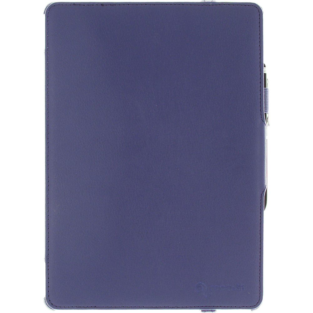 rooCASE iPad Air 1 5th Gen Slim Fit Folio Smart Cover Navy rooCASE Electronic Cases