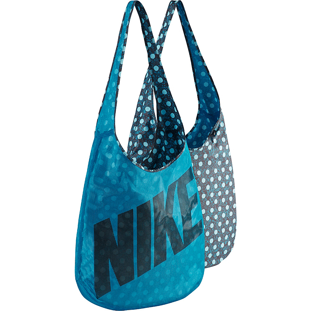 Nike Graphic Reversible Tote Blue Lagoon Blue Lagoon Black Nike Gym Bags