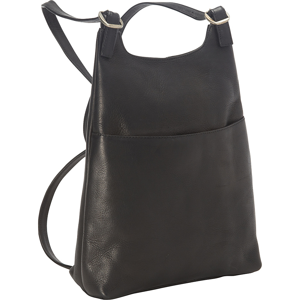 Royce Leather Vaquetta Backpack Black 36 Royce Leather Leather Handbags