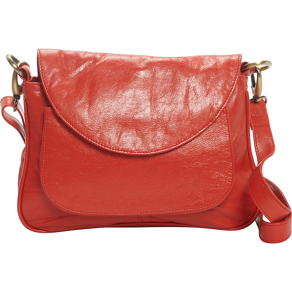 Latico Leathers Sabria Shoulder Bag Poppy Latico Leathers Leather Handbags