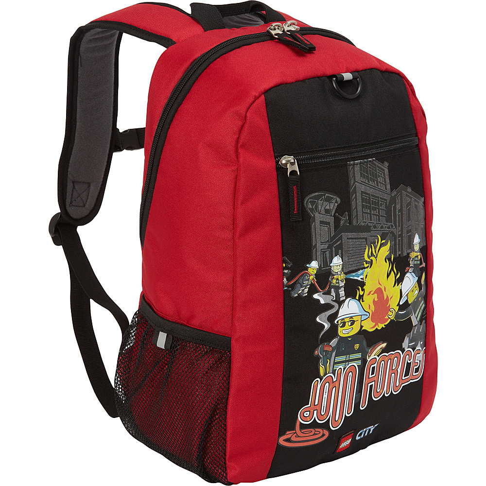 LEGO Basic Backpack City Fire Join Forces RED LEGO Everyday Backpacks