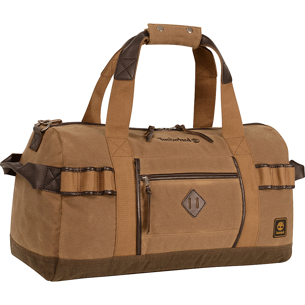 Timberland Mt. Madison Canvas Duffle Tan Brown Timberland Rolling Duffels