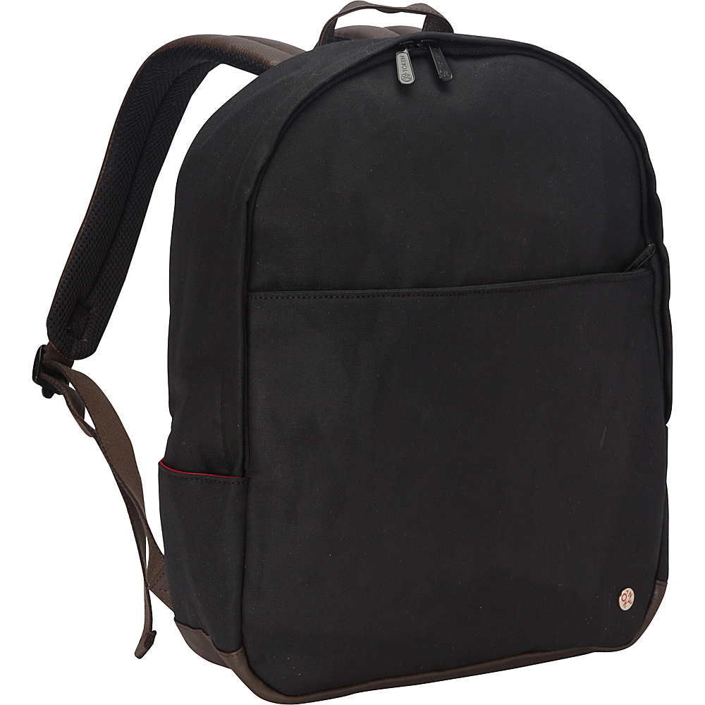 TOKEN University Waxed Backpack Black TOKEN Everyday Backpacks