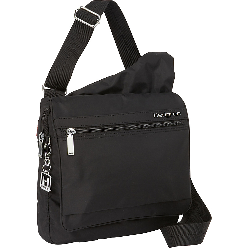 Hedgren RFID Sputnik Crossbody Bag 03 Version Black Hedgren Fabric Handbags