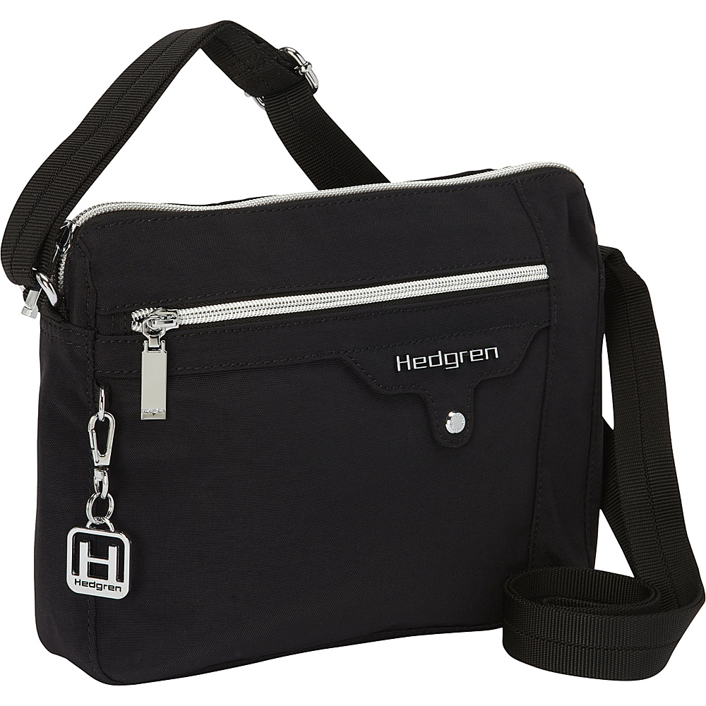 Hedgren Euston Crossbody Bag Black Hedgren Fabric Handbags