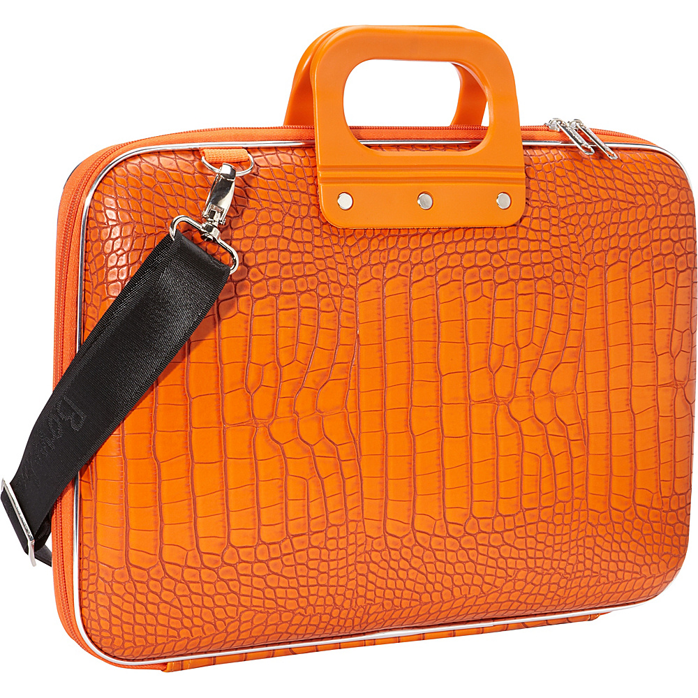 Bombata Croc 15 inch Laptop Bag Orange Bombata Non Wheeled Business Cases