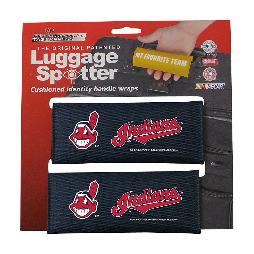 Luggage Spotters MLB Cleveland Indians Luggage Spotter Blue Luggage Spotters Luggage Accessories