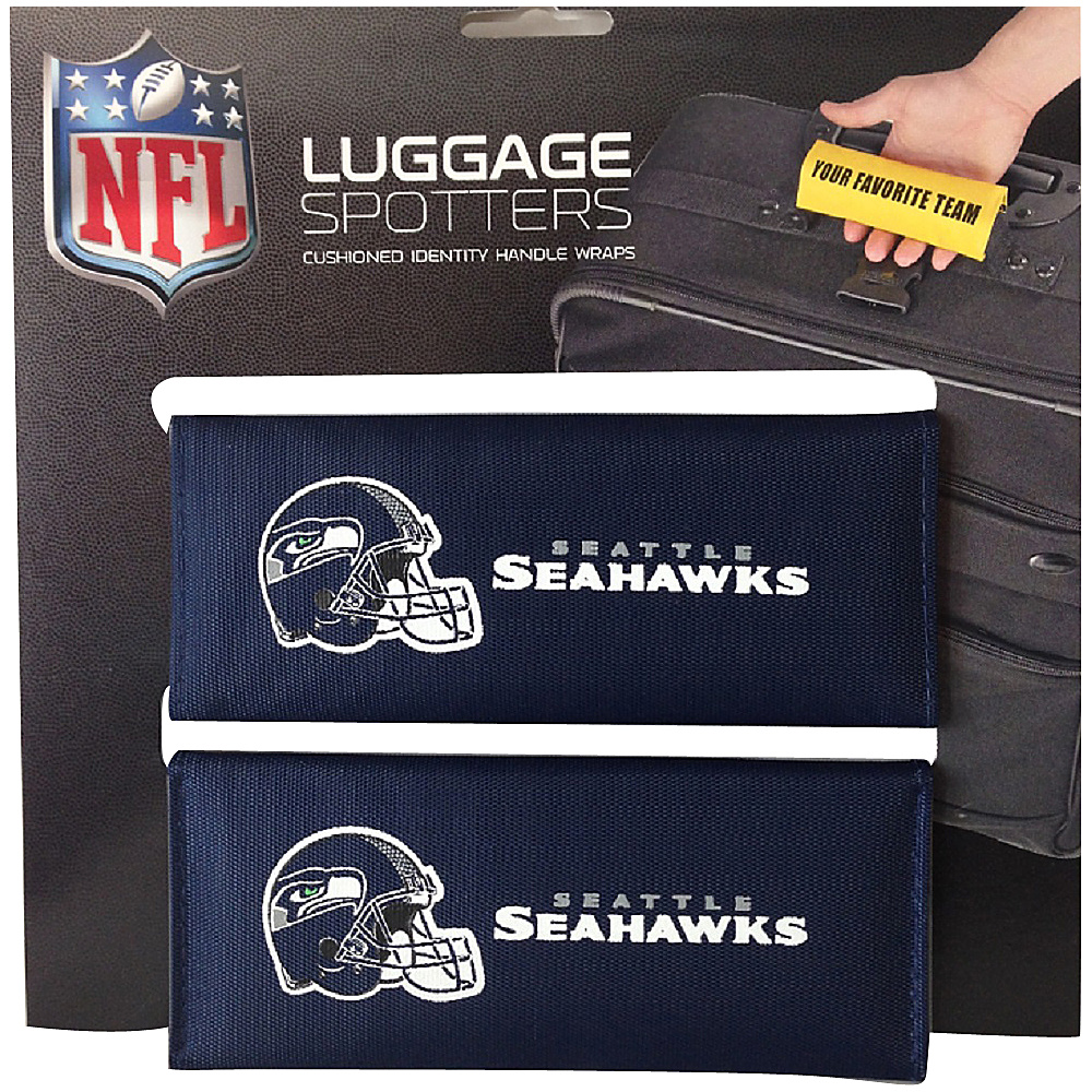 Luggage Spotters NFL Seattle Seahawks Luggage Spotter Blue Luggage Spotters Luggage Accessories