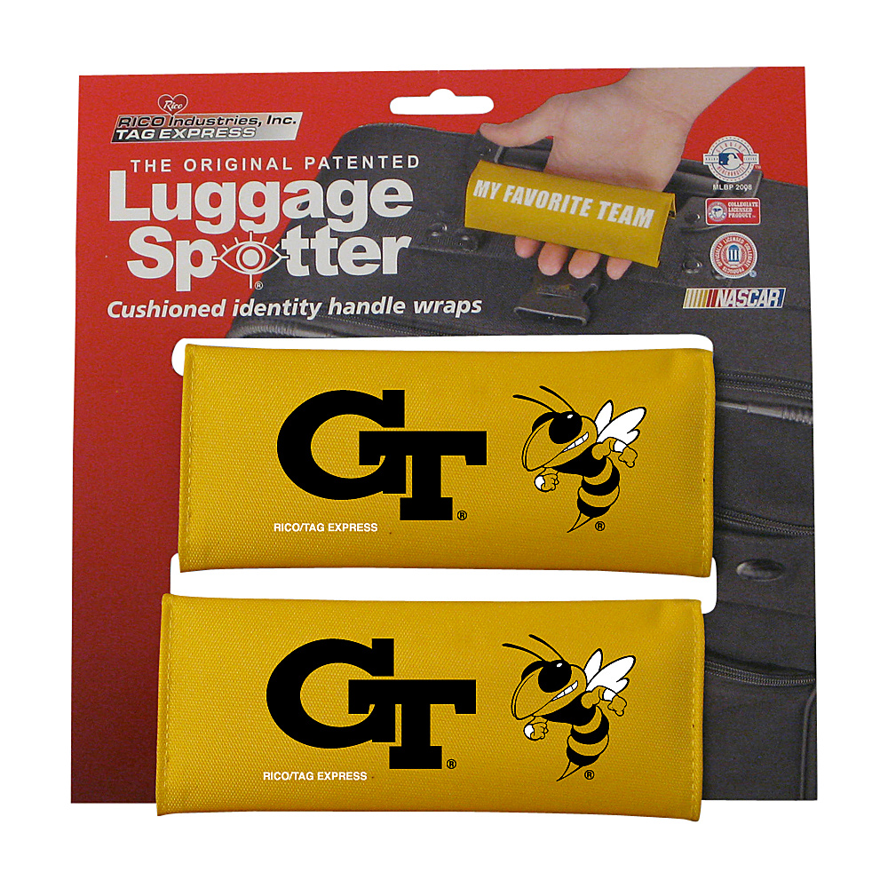 Luggage Spotters NCAA Georgia Tech Yellow Jackets Luggage Spotter Yellow Luggage Spotters Luggage Accessories