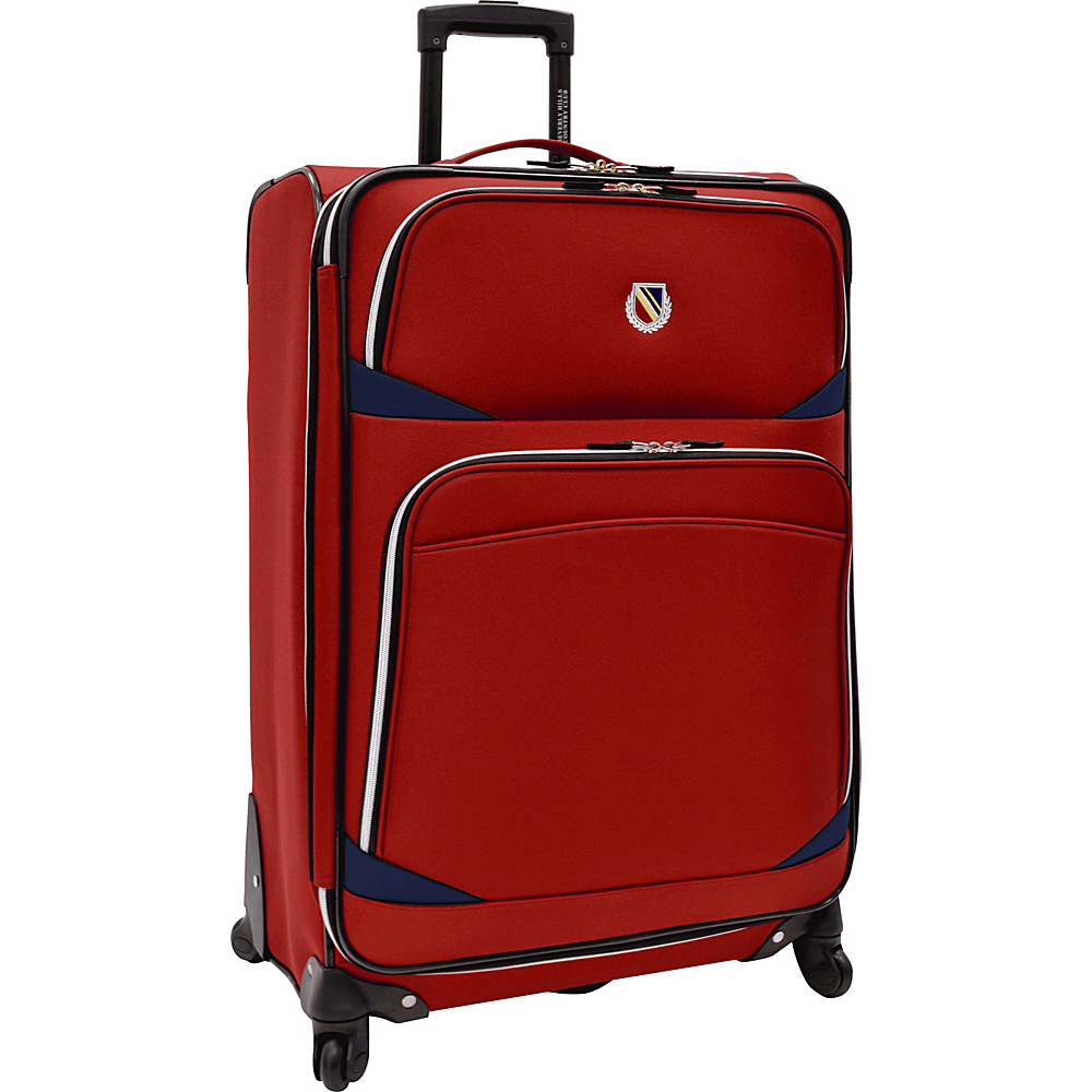 Beverly Hills Country Club San Vincente 30 Spinner Red Beverly Hills Country Club Large Rolling Luggage