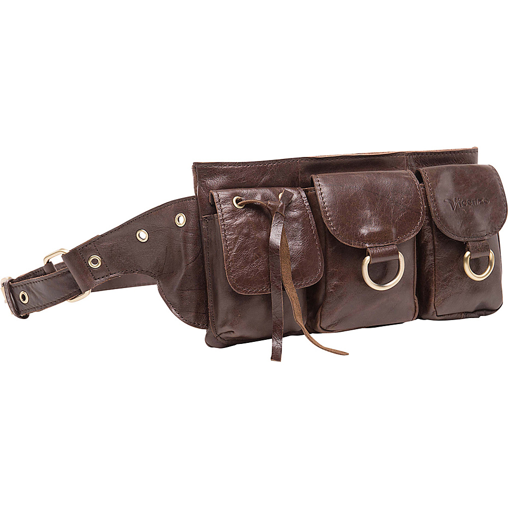 Vicenzo Leather Adonis Leather Waistpack Brown Small Vicenzo Leather Waist Packs