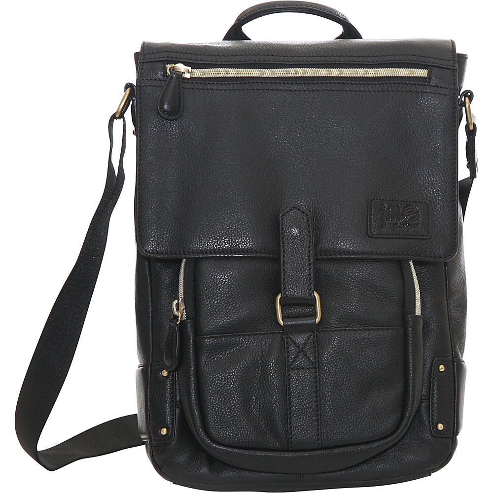 Jill e Designs Emma 11 Leather Laptop Tablet Bag Black Jill e Designs Non Wheeled Business Cases